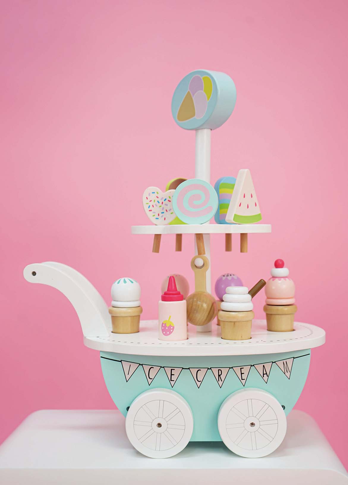 Kinder Eiswagen Holzspielzeug Jabadabado Kinder Eiswagen Holzspielzeug Jabadabado