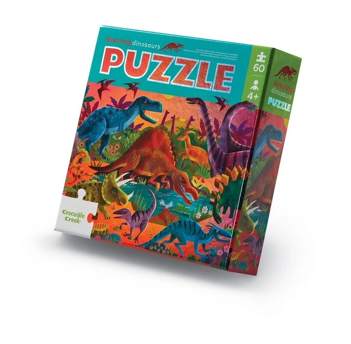 Puzzle Holografisch 60 Teile Crocodile Creek Dinsaurier