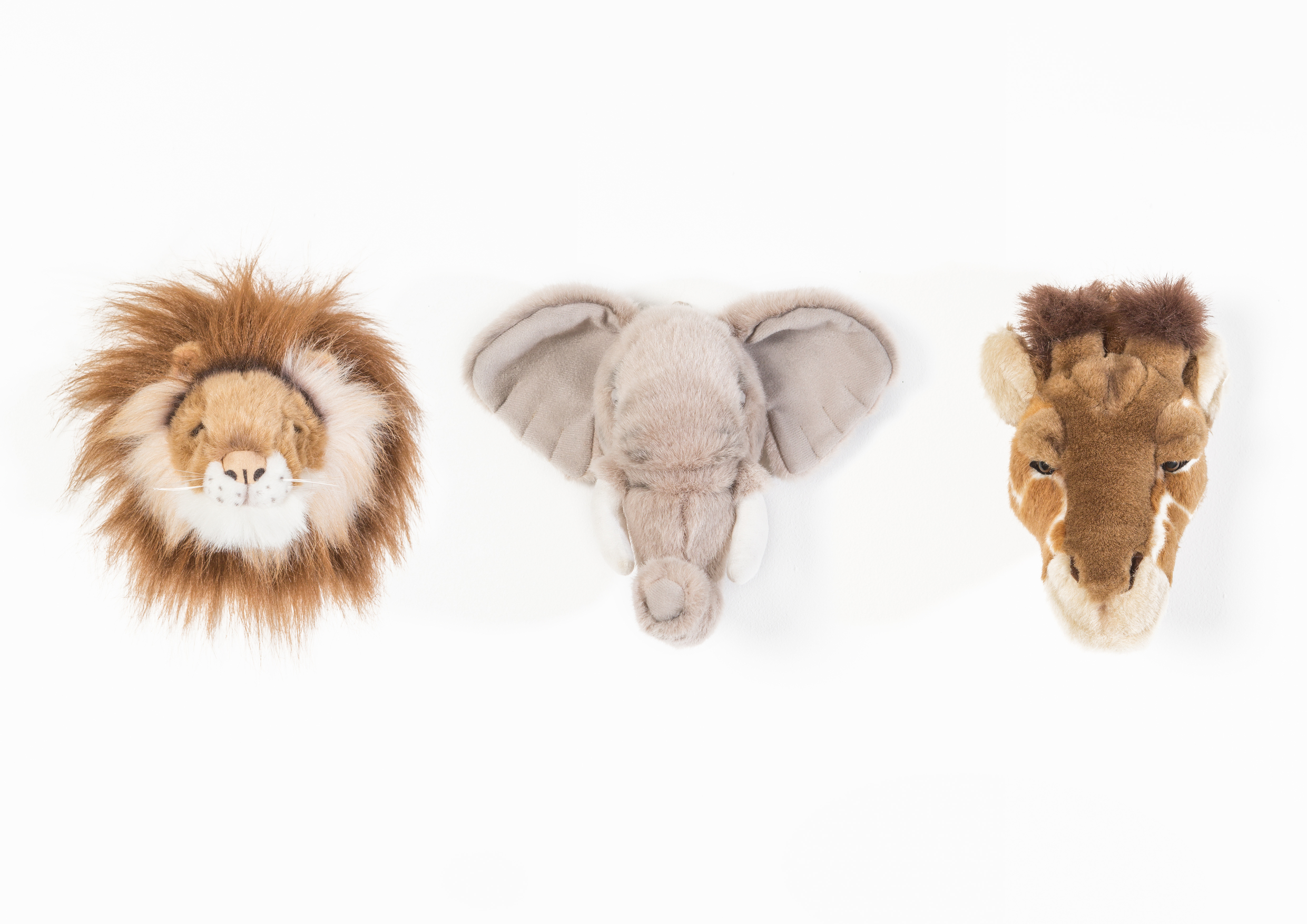 Geschenke-Set Tierköpfe Safari- Wild & Soft