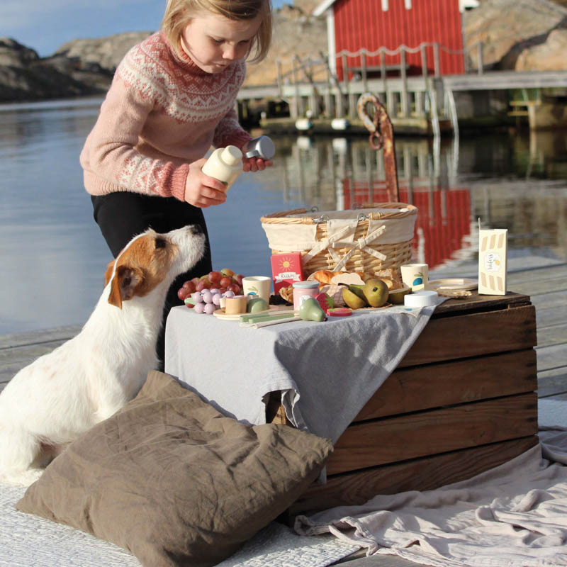 Picknick Korb Provence Kinder Holzspielzeug Jabadabado