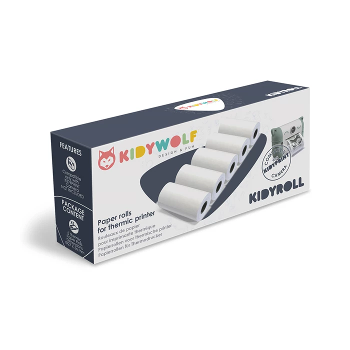 Kidywolf Thermopapierrollen für Sofortbildkamera 