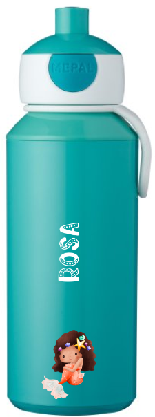 Trinkflasche Kinder mit Namen Meerjungfrau Trinkflasche Kinder mit Namen Meerjungfrau