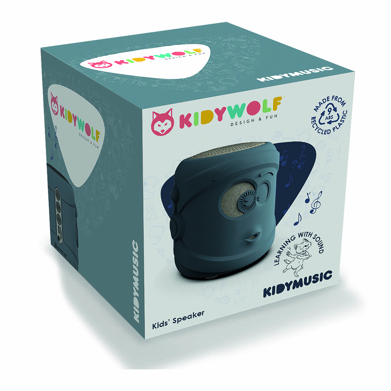 Kinder Bluetooth-Lautsprecher "Nova" blau - Kidywolf