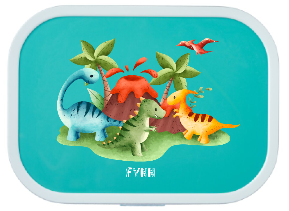 Lunchbox personalisiert Kinder Dino Dinosaurier