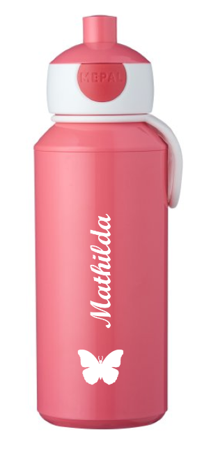 Trinkflasche Kinder personalisiert Schmetterling Trinkflasche Kinder personalisiert Schmetterling