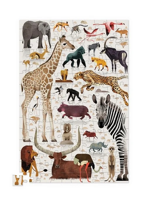 Puzzle 150 Teile Crocodile Creek Reisepuzzle African Animals