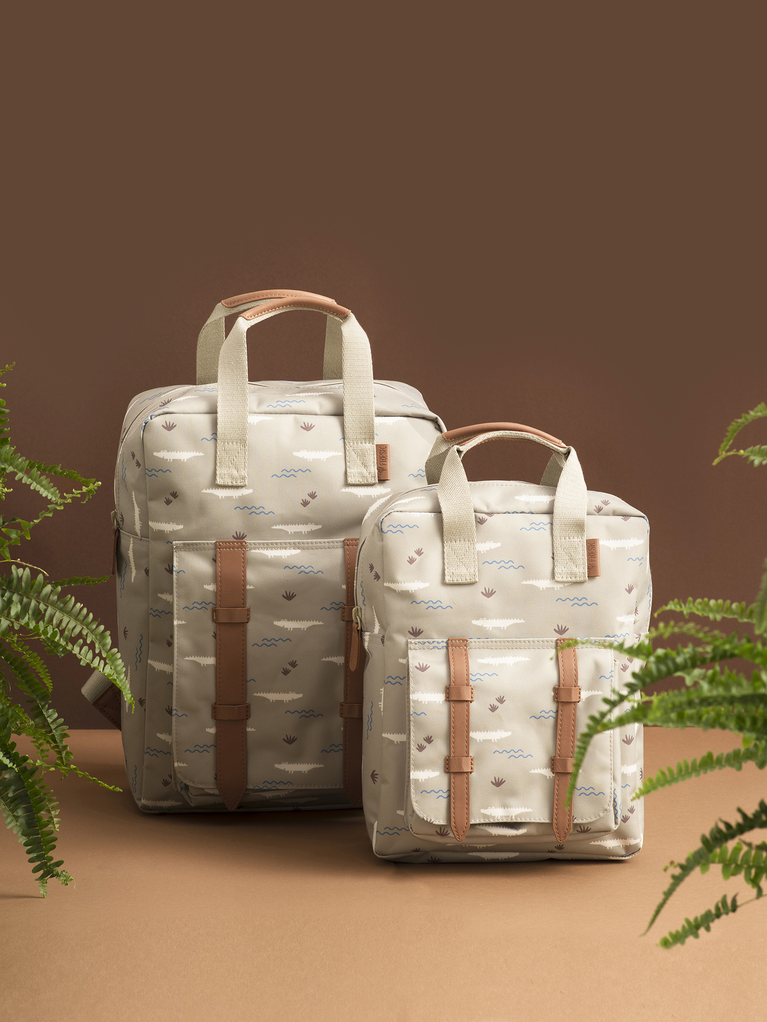 Kinder Rucksack groß Fresk Krokodil Kinder Rucksack groß Fresk Krokodil