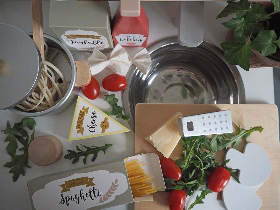 Pasta Set Kinder Holzspielzeug Jabadabado