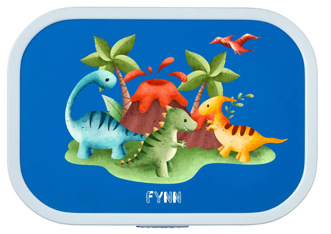 Lunchbox personalisiert Kinder Dino Dinosaurier