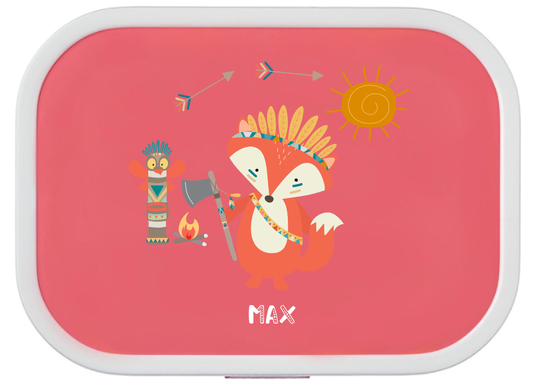 Bentobox personalisiert Kinder Fuchs Bentobox personalisiert Kinder Fuchs