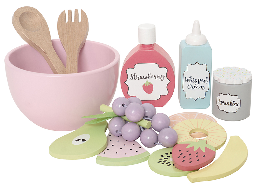 Obstsalat Set Kinder Holzspielzeug Jabadabado
