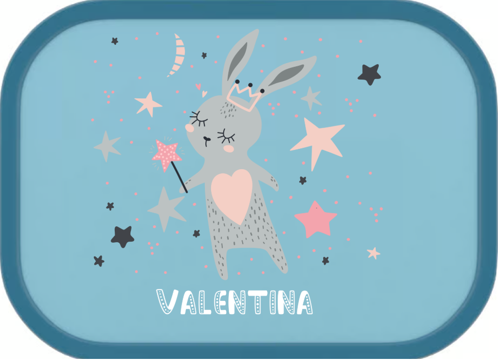 Brotdose - Zauberhase Farbe: Blau / Lieferumfang Set-Artikel: Brotdose Brotdose - Zauberhase Farbe: Blau / Lieferumfang Set-Artikel: Brotdose