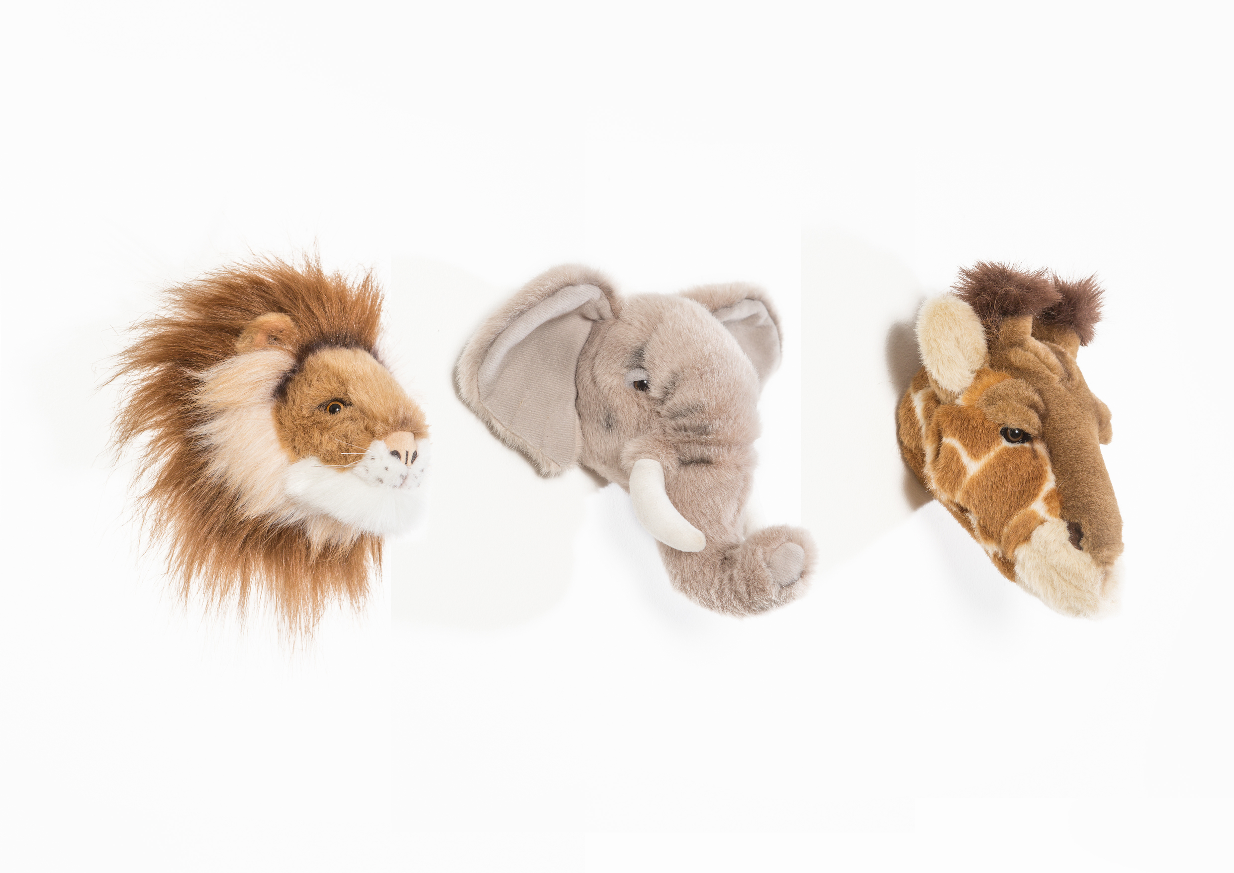 Geschenke-Set Tierköpfe Safari- Wild & Soft