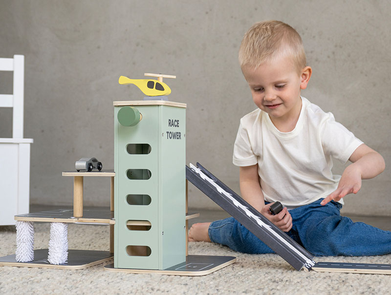 Parkhaus Kinder Holzspielzeug Jabadabado