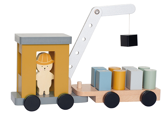 Kran Kinder Holzspielzeug Jabadabado Kran Kinder Holzspielzeug Jabadabado