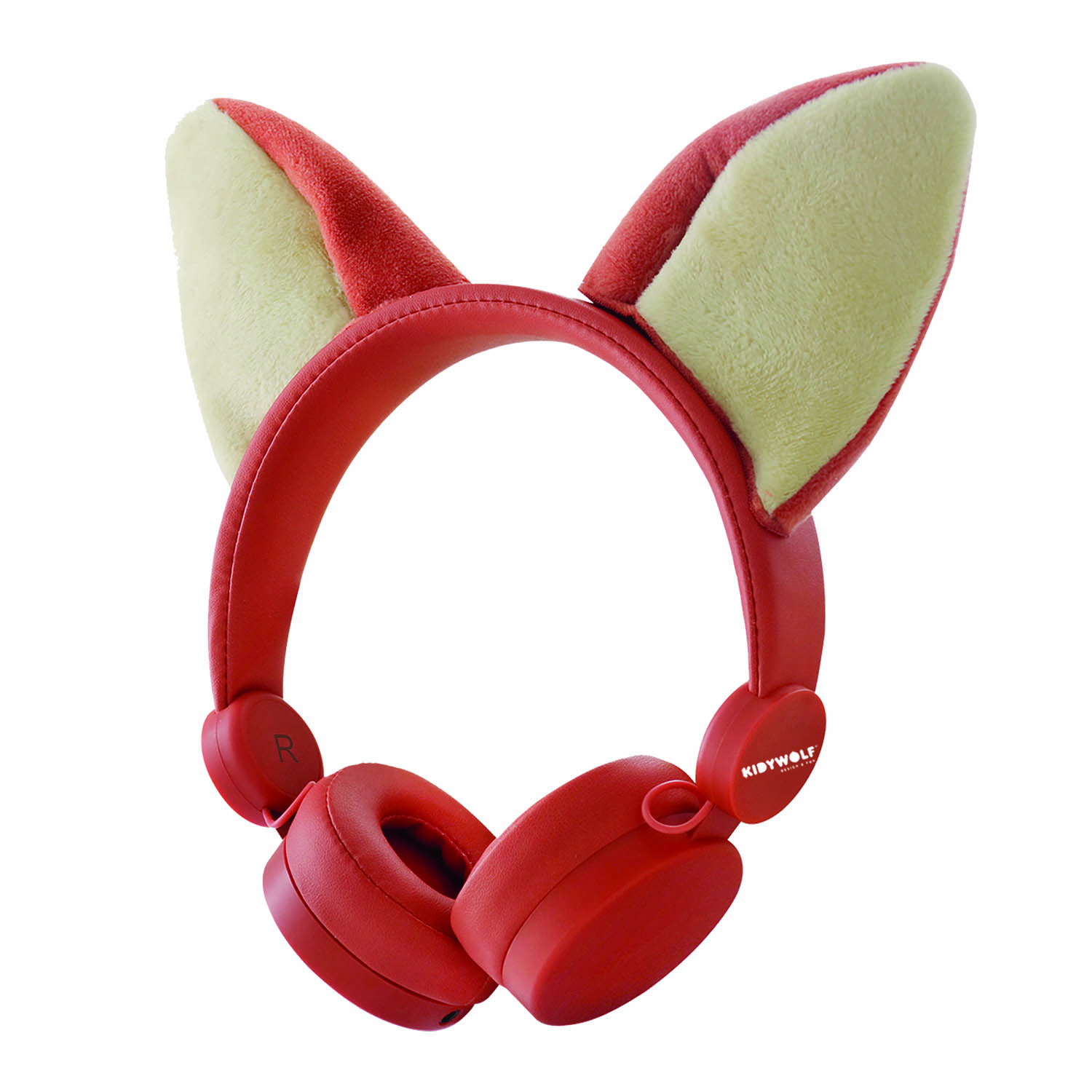 Kinder-Kopfhörer mit Kabel "Fuchs" - Kidywolf