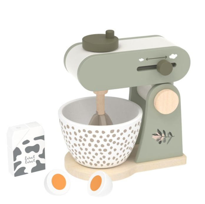 Label Label Mixer / Küchenmaschine grün