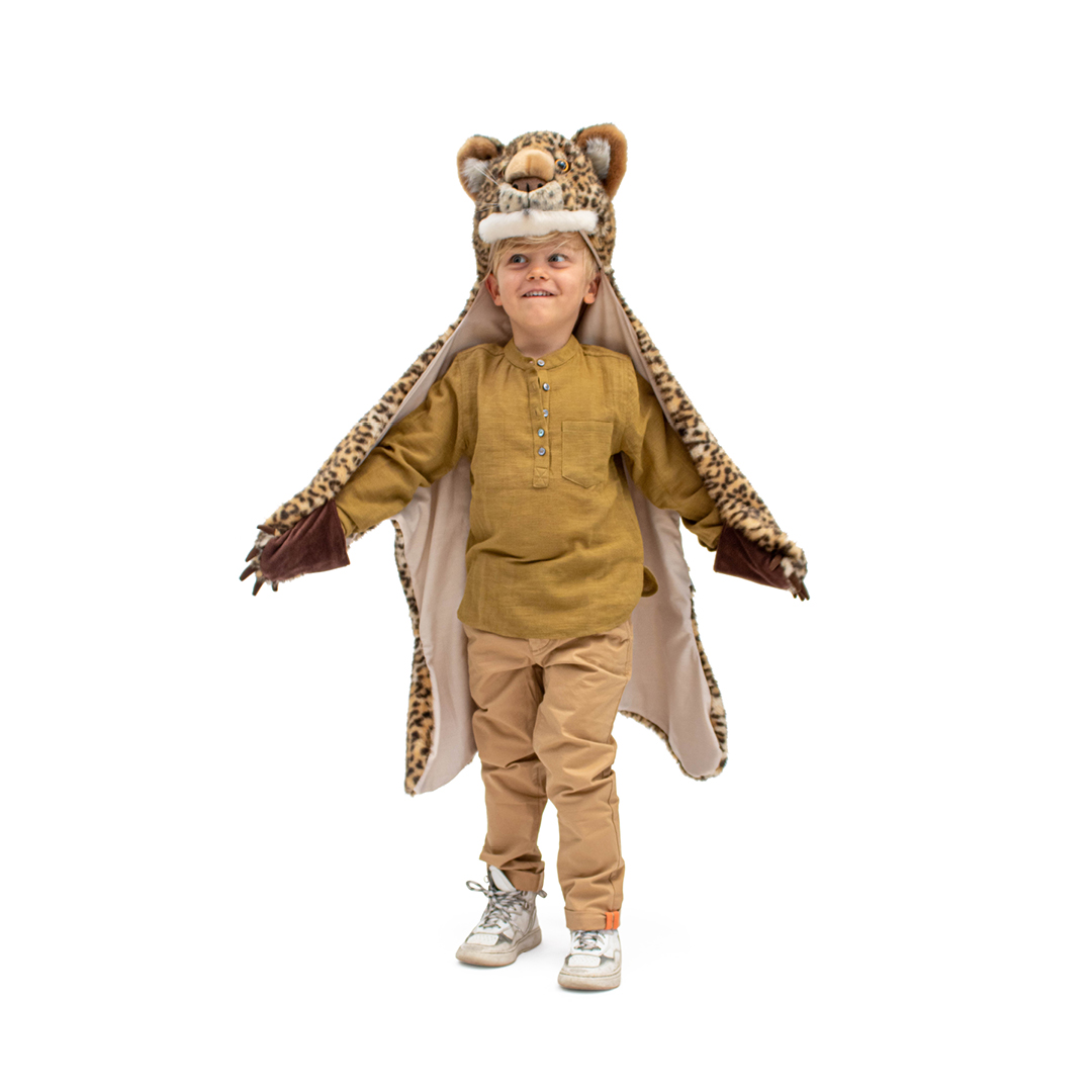 Umhang Plüschteppich Wild and Soft Leopard
