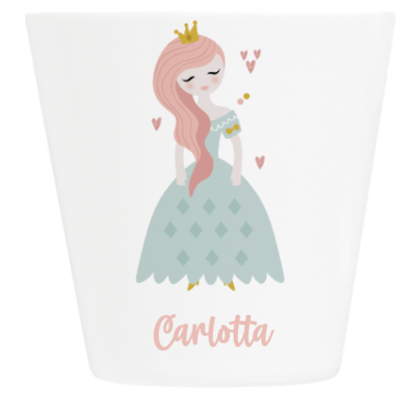 Kinderbecher personalisiert Prinzessin