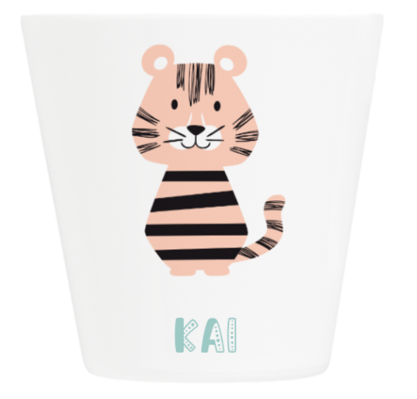 Kinderbecher personalisiert Tiger