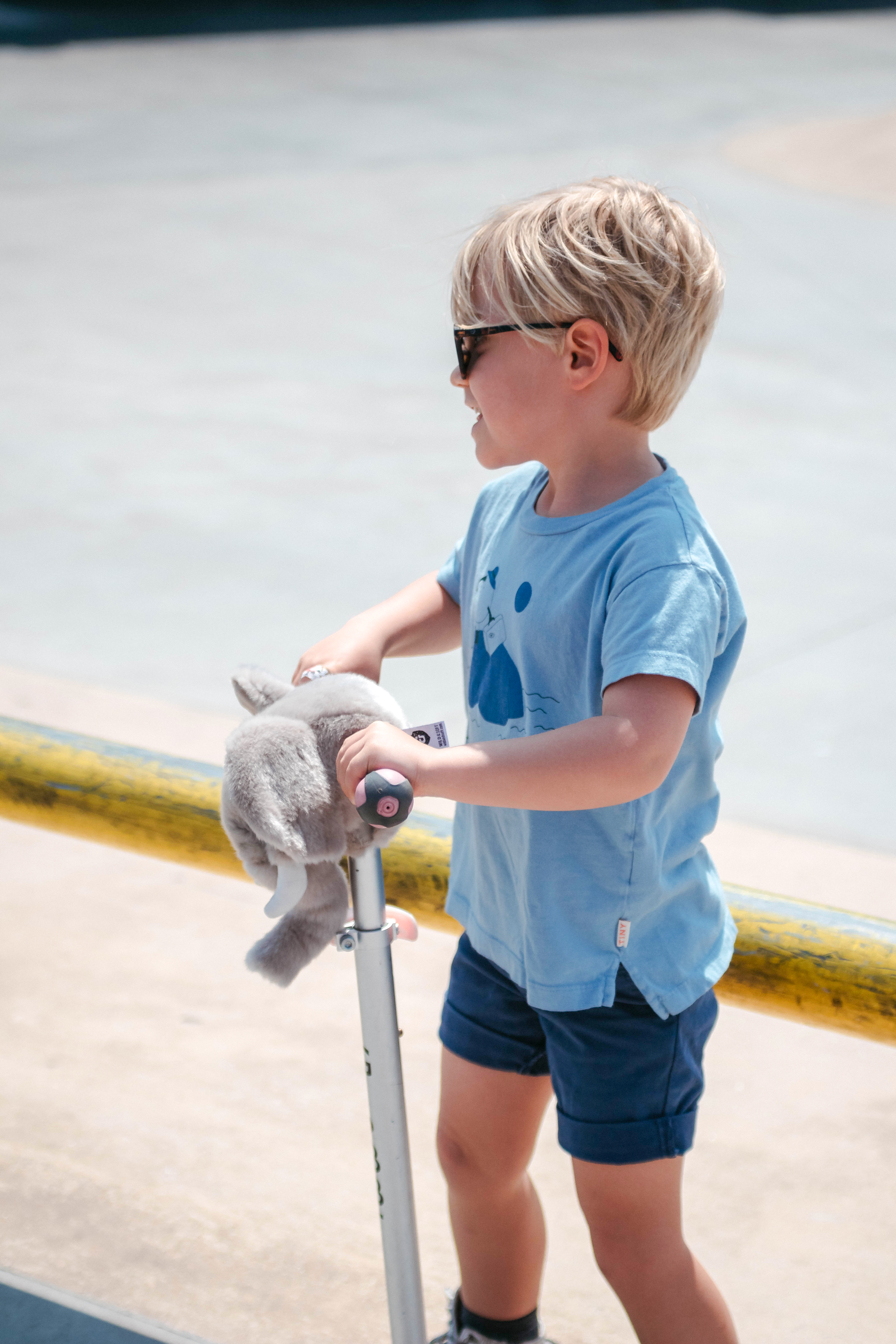 Rollerkopf Kinder Wild and Soft Elefant