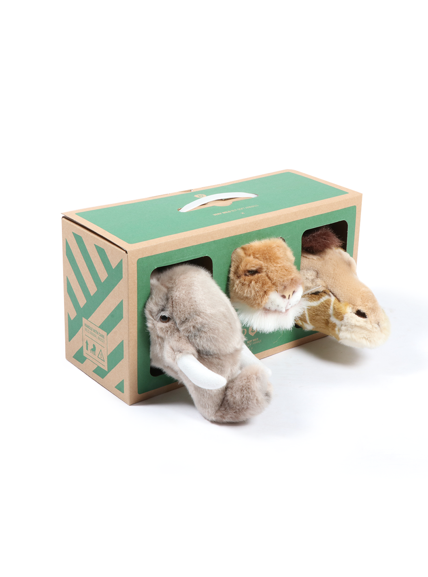 Geschenke Set Tierköpfe Safari Wild and Soft
