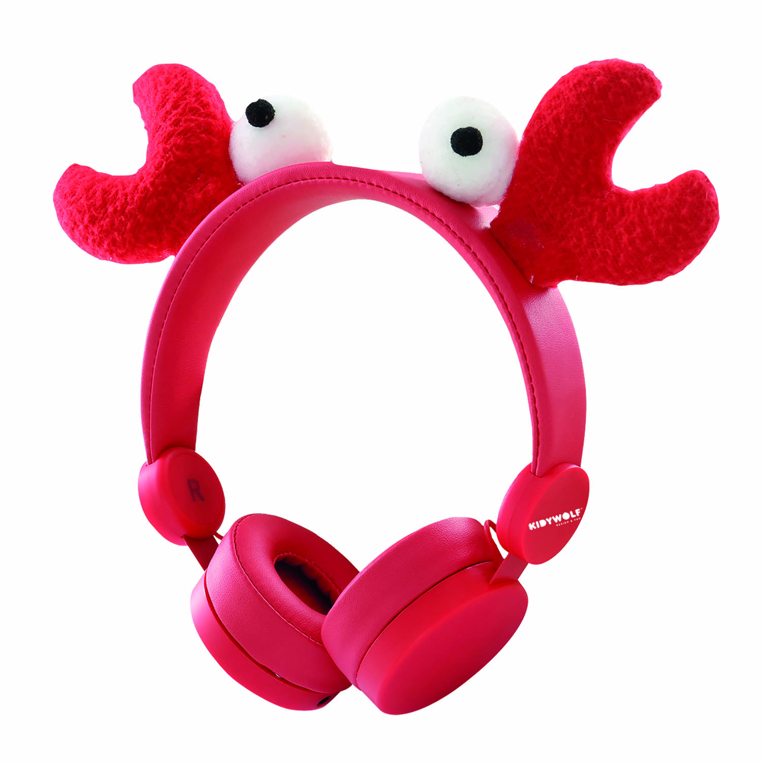 Kinder-Kopfhörer mit Kabel "Krabbe" - Kidywolf