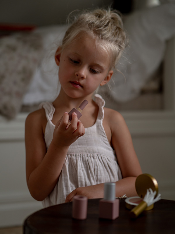 Spielset Make-Up Gürtel Kinder Holzspielzeug Jabadabado