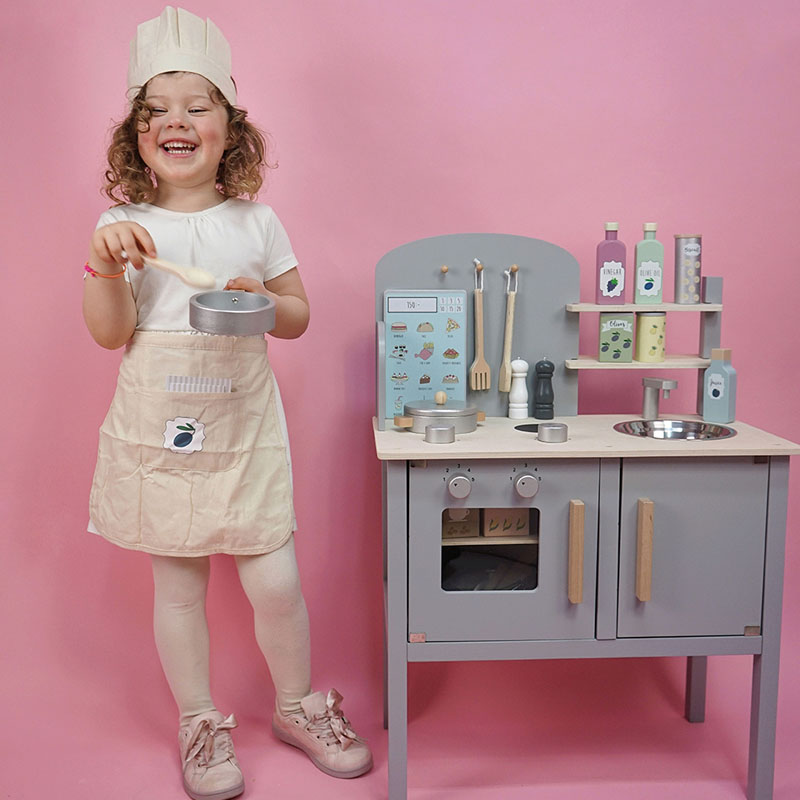 Spielküche Kinder Holzspielzeug Jabadabado