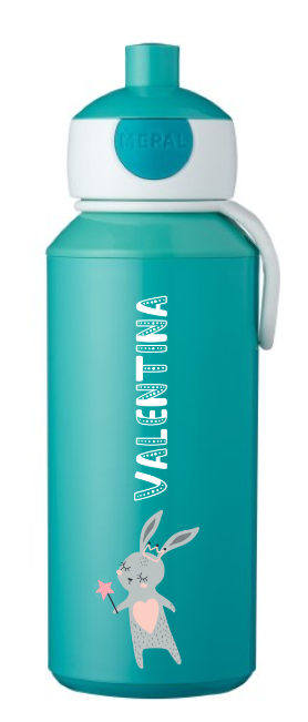 Trinkflasche Kinder mit Namen Hase Trinkflasche Kinder mit Namen Hase