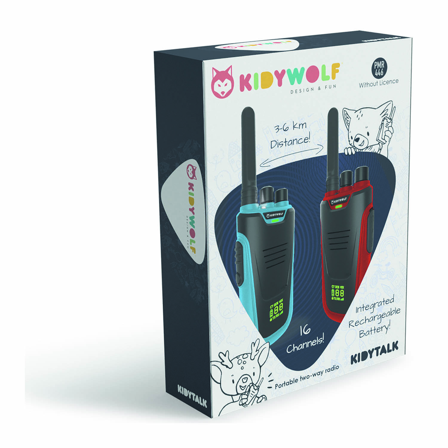 Kinder Walkie Talkie Kidywolf