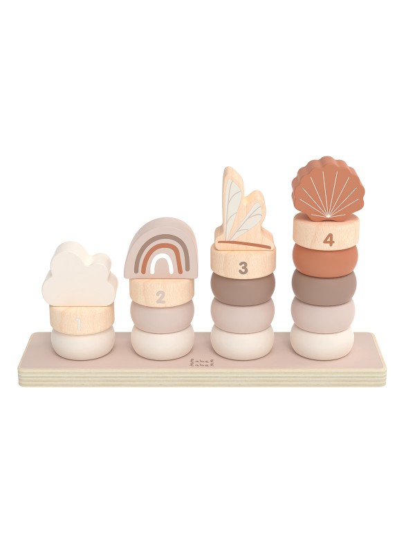 Label Label Stapelringe Nougat