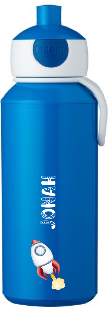 Trinkflasche Kinder personalisiert Rakete Astronaut Trinkflasche Kinder personalisiert Rakete Astronaut