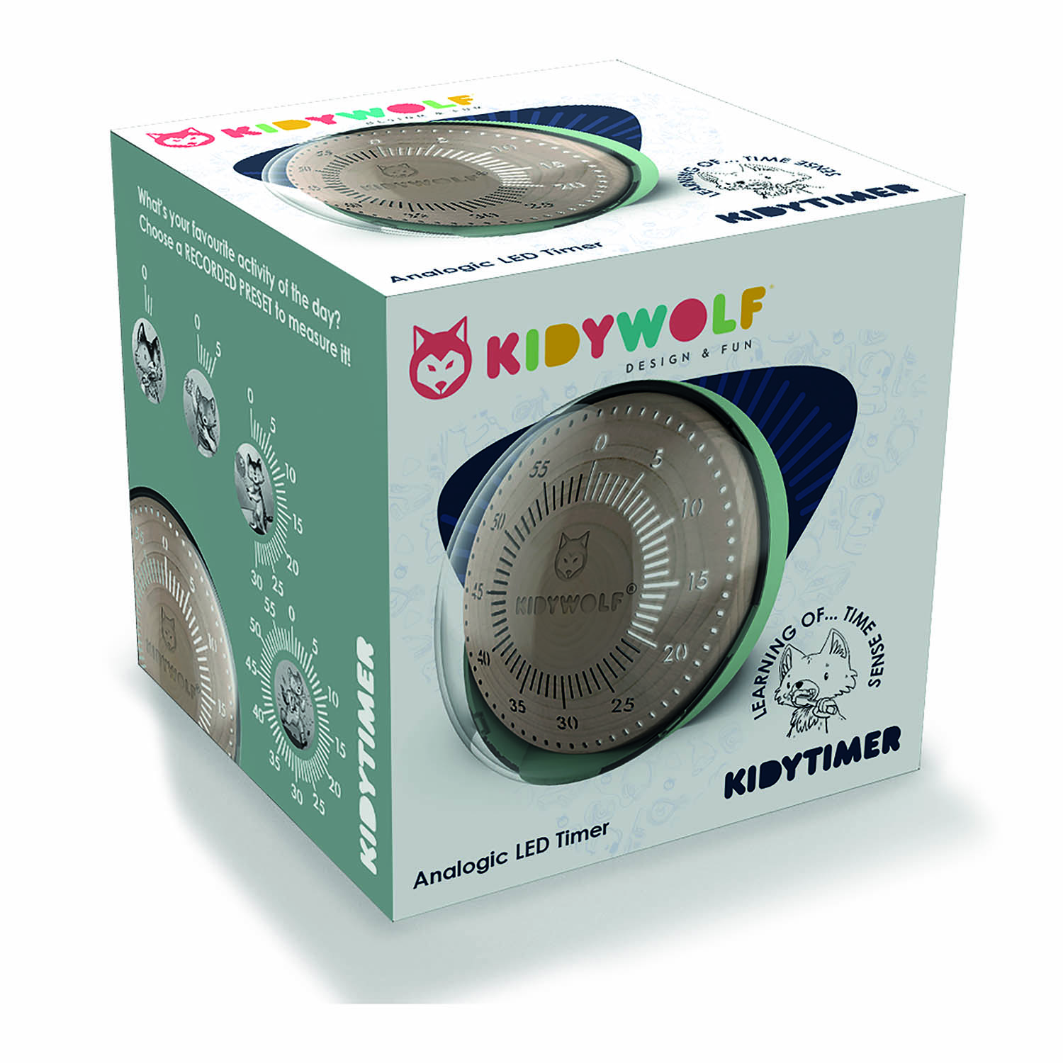 Analoger LED-Timer Kinder - Kidywolf 