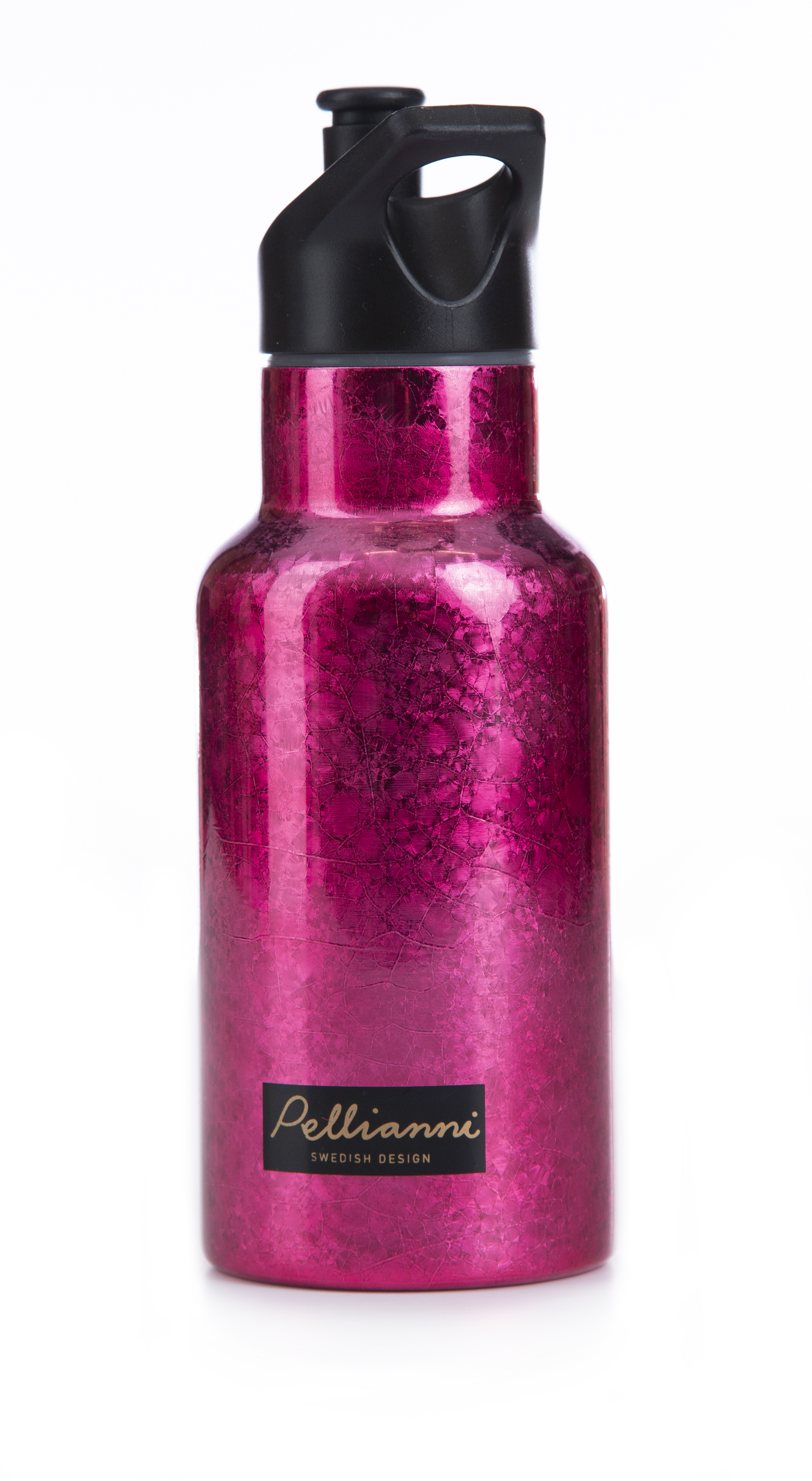 Kinder-Thermosflasche Glitzer Pink 350 ml - Pellianni