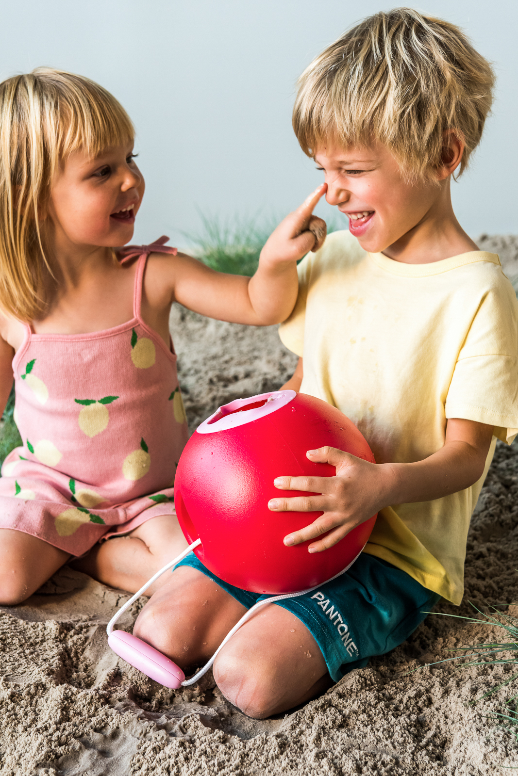 Kinder Eimer Sand Ballo Rot Quut