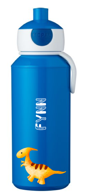 Trinkflasche Kinder personalisiert Dino Dinosaurier