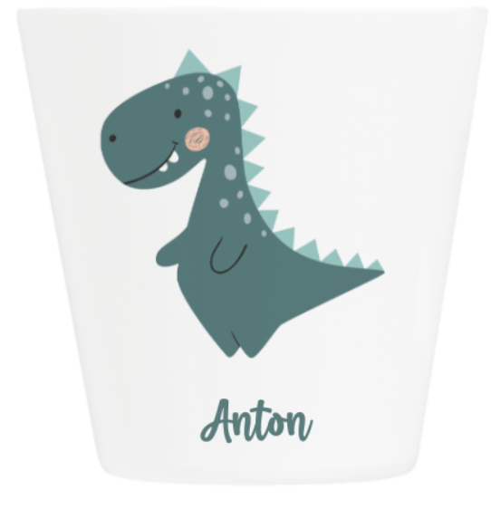 Kinderbecher personalisiert Dino Dinosaurier Kinderbecher personalisiert Dino Dinosaurier