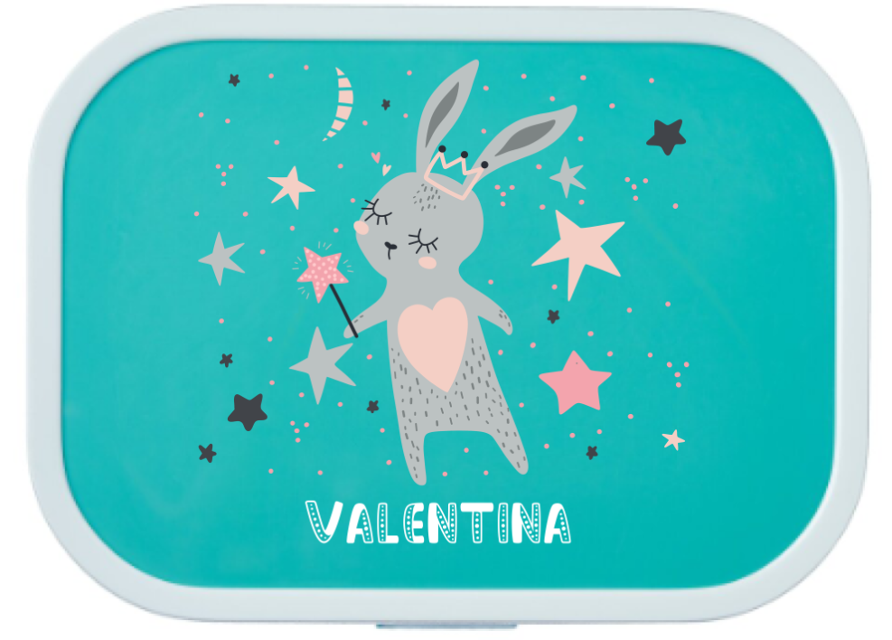 Bentobox personalisiert Kinder Hase