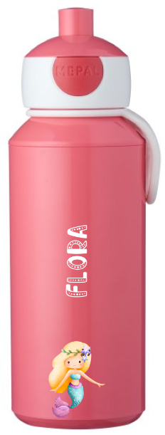 Trinkflasche Kinder mit Namen Meerjungfrau Trinkflasche Kinder mit Namen Meerjungfrau
