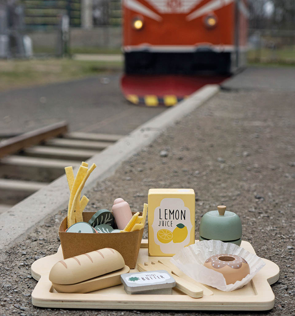 Menü Tablett Kinder Holzspielzeug Jabadabado