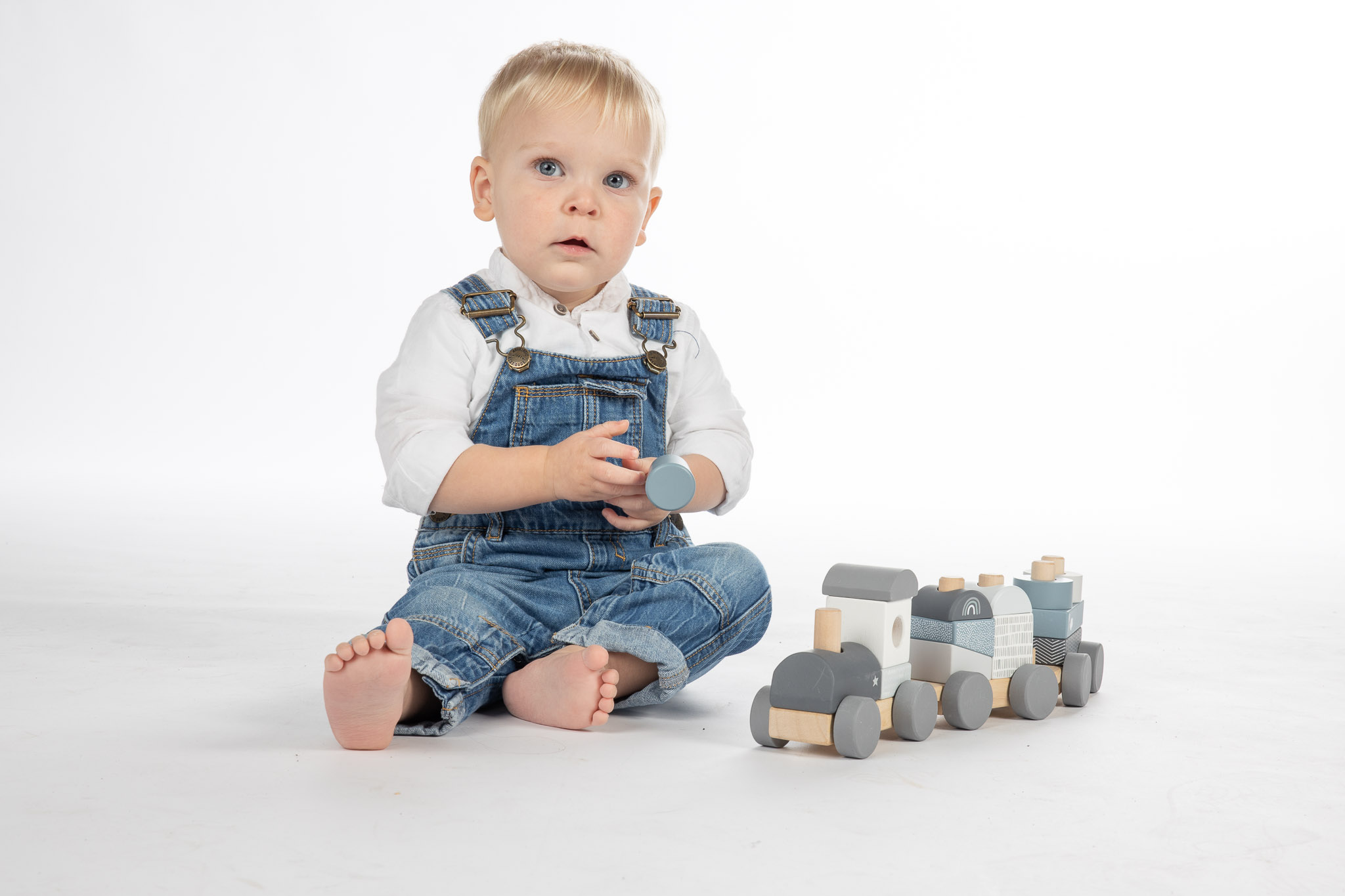 Zug Spielzug Kinder Holz Label Label Blau