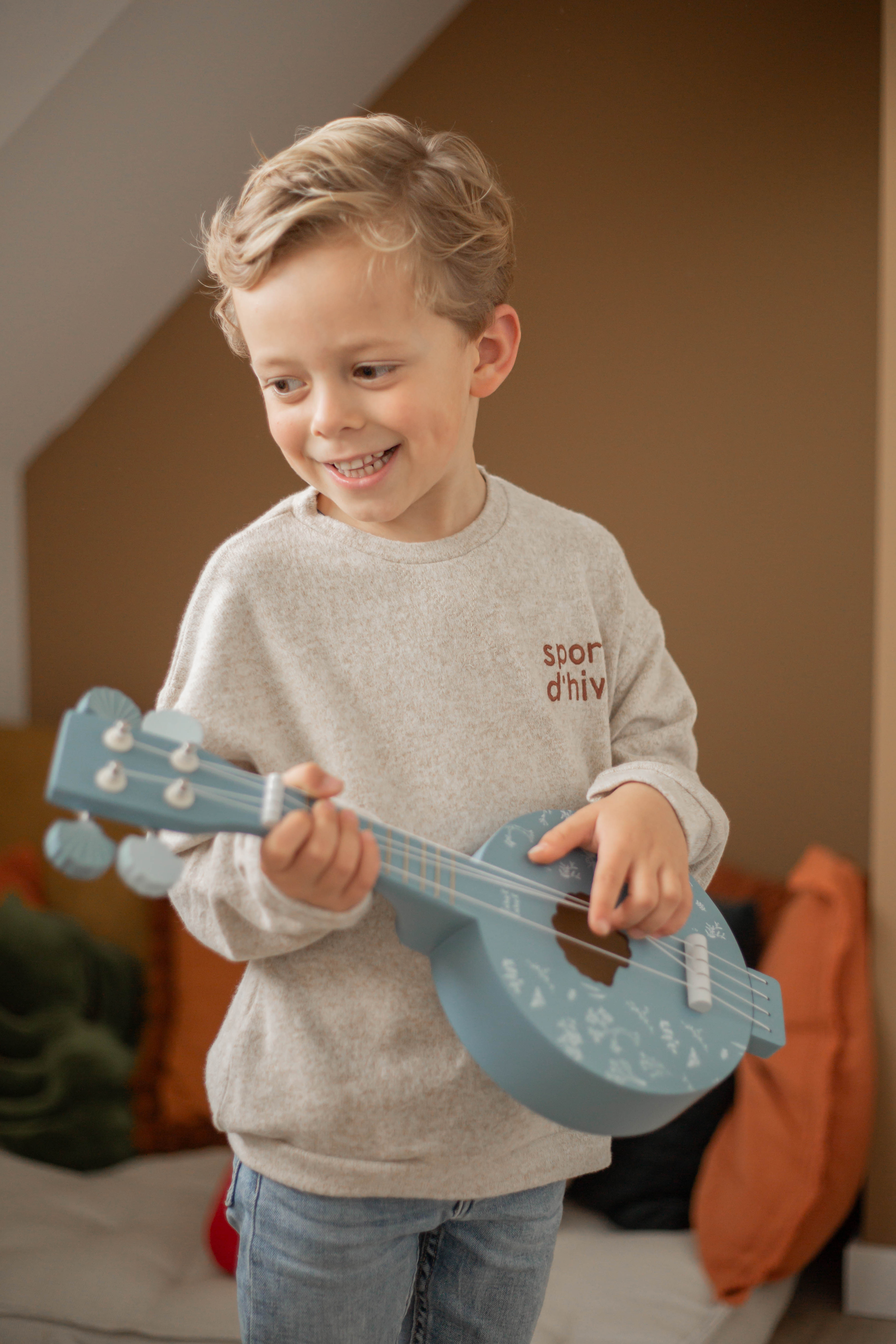 Kinder Banjo "Blau" - Label Label