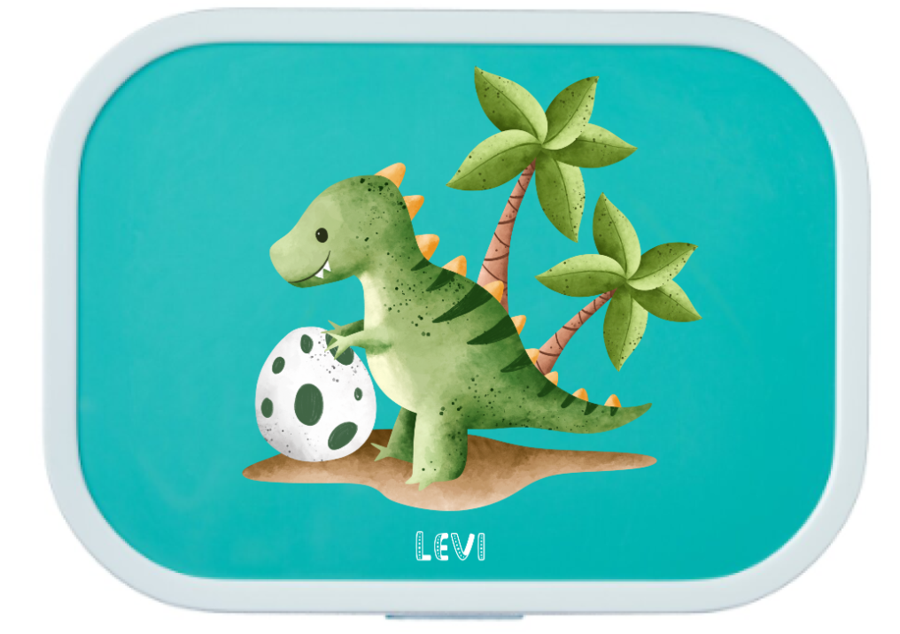 Lunchbox personalisiert Kinder Dino Dinosaurier
