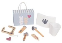 Spielset Tierarztkoffer Kinder Holzspielzeug Jabadabado