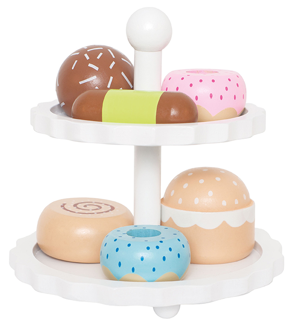 Kuchen Etagere Kinder Holzspielzeug Jabadabado